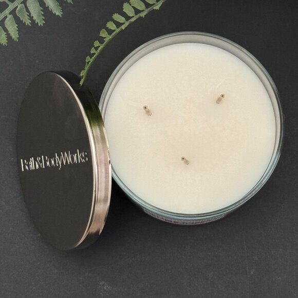 BBW Hello Beautiful + Black Cherry Merlot Bath & Body Works 3 Wick Candle - Picture 6 of 10